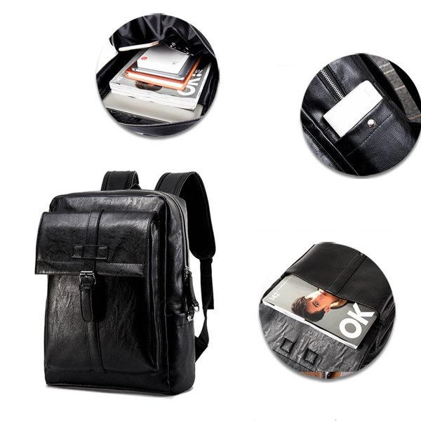 PU Waterproof Business Laptop Bag - Image 4