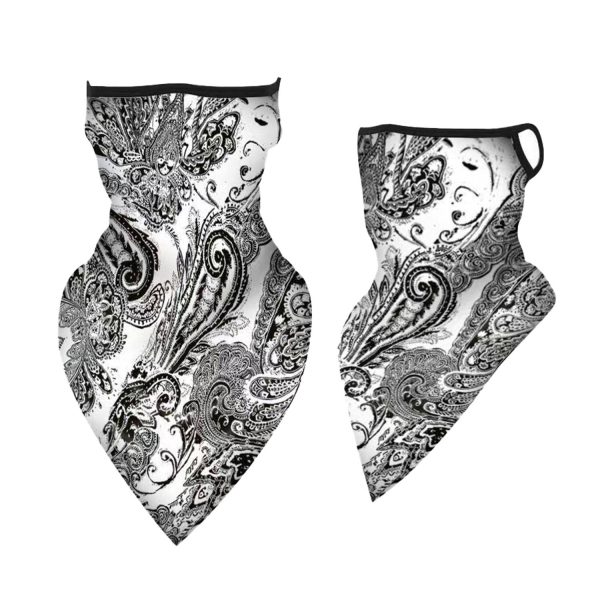 Polyester Ear Hanging Triangle Scarf Sun Protection Mask - Image 2