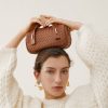 Genuine Leather Simple woven shoulder cross-body bag - Image 3