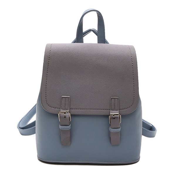 PU Leather Stylish Small Backpack Bag for Women - Image 3