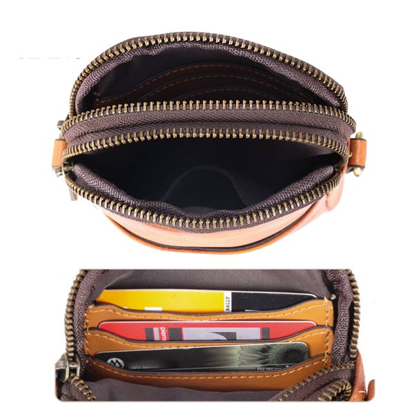 Pu leather Small Cellphone Purse crossbody Bag for women - Image 4