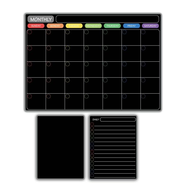 Magnetic Calendar Whiteboard Planner