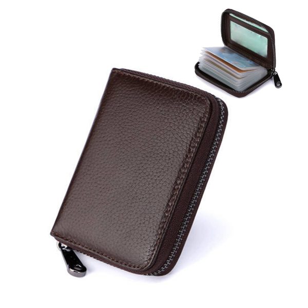 PU Anti Theft Wallet Card Case - Image 2