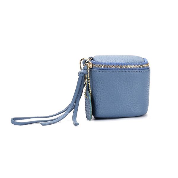 Genuine leather women's mini carrying coin bag - Image 3