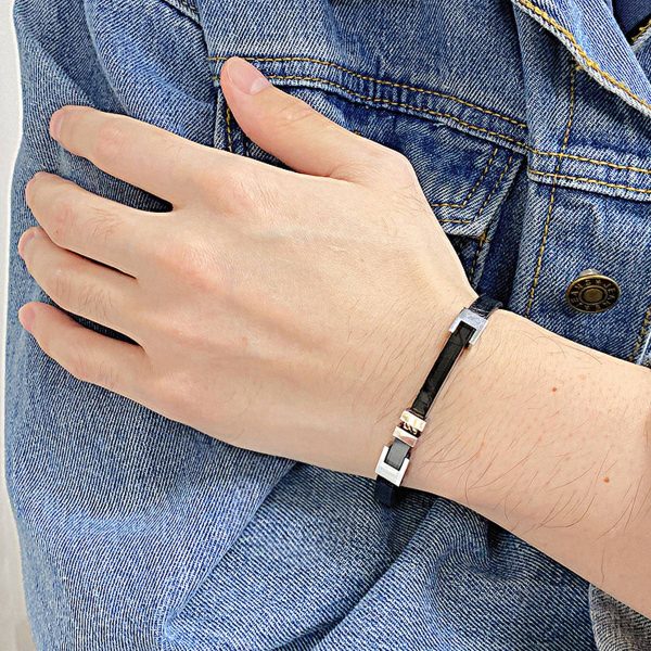 Men's versatile leather bracelet - Image 5