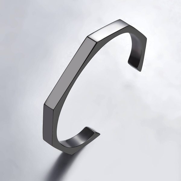 Titanium steel couple bracelet