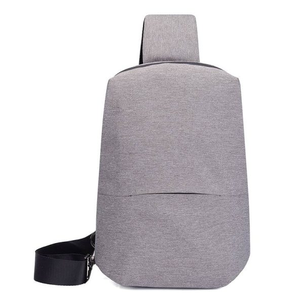 Men and women leisure simple casual chest bag backpack