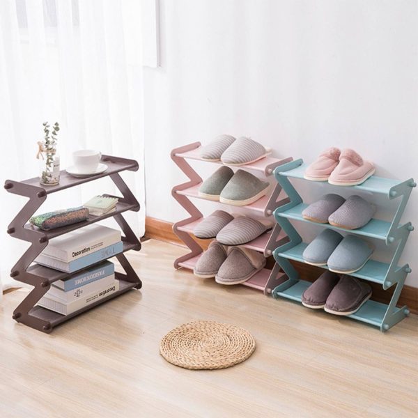Non woven Stainless Steel Assembly Shoe Rack - Image 4