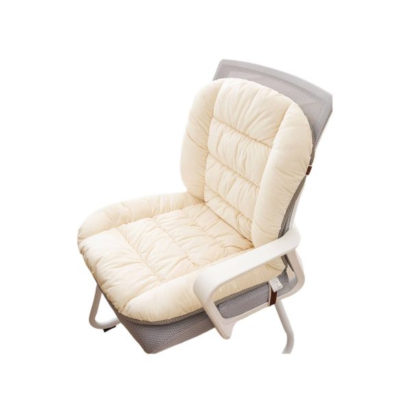 Non-Slip Soft Warm Velvet Cushioned Chair Seat Pad - Image 2