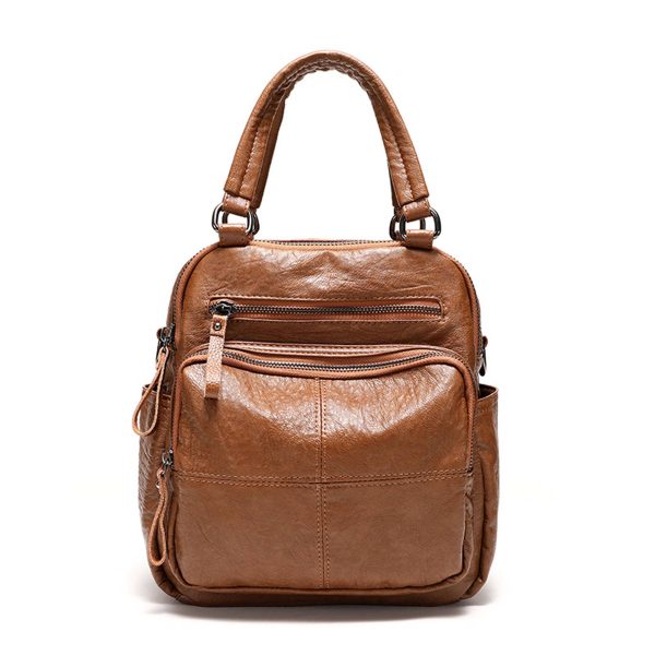 PU Leather Backpack for women