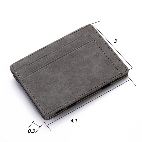 PU Creative Magic Flip Wallet with Anti-Magnetic Function - Image 6