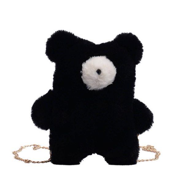 Large capacity bear shoulder crossbody bag - Image 3