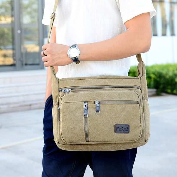 Multi layer canvas bag - Image 5
