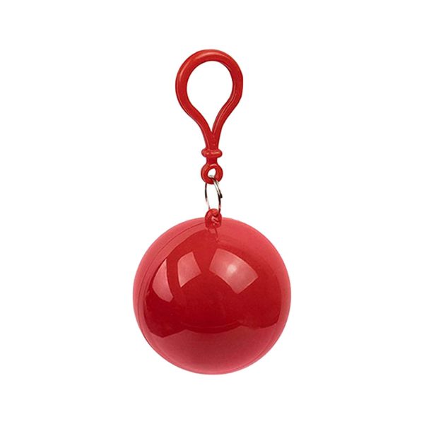 Portable Disposable Emergency Raincoats in A Ball
