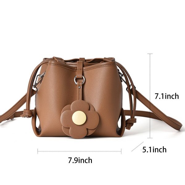 Women's PU Bucket Bag - Image 4