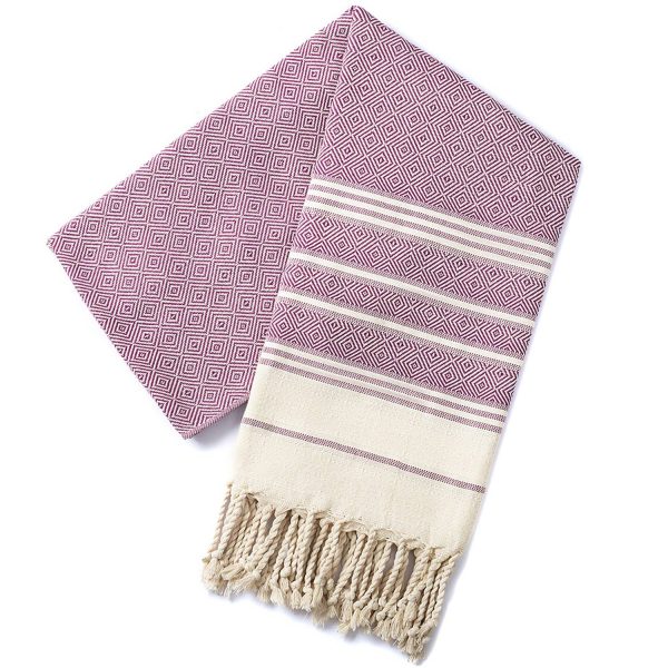 Lightweight & Quick-Dry Tassel Cotton Beach Towel - Image 9