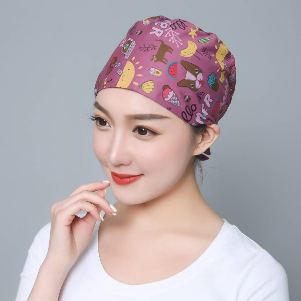 Cotton Kitchen Oil Resistant Cap - Image 2