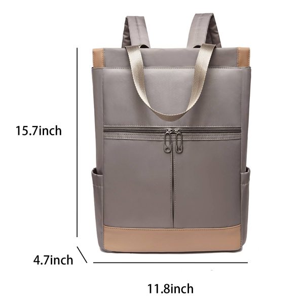 Oxford Cloth Fabric Travel Casual and Daily Use Backpack - Image 6