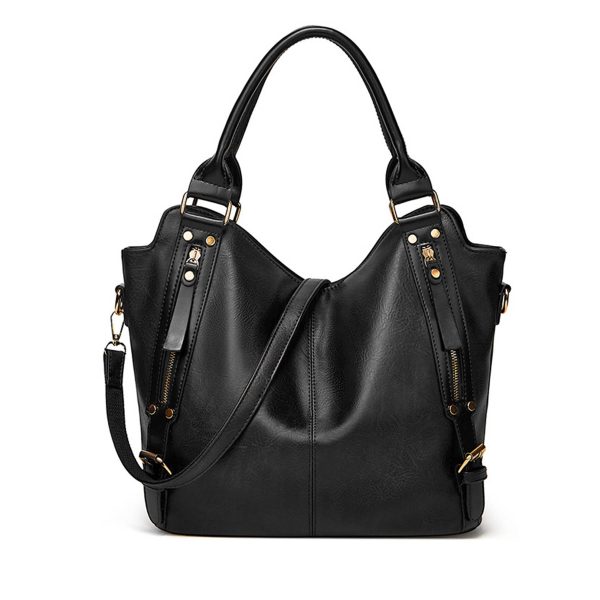 PU Leather Large Purse Tote Bag for Women - Image 4