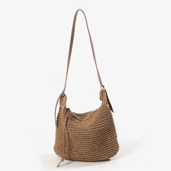 Breathable Beach Woven Shoulder Bag - Image 2