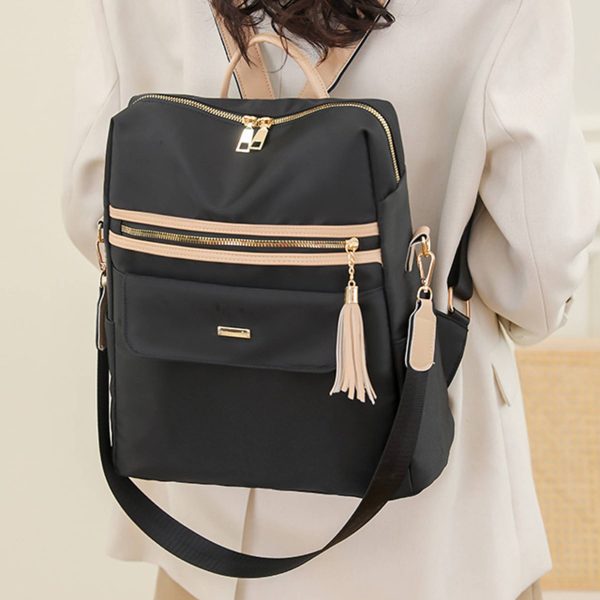 Women's Oxford Cloth Dual-use Casual Backpack - Image 3