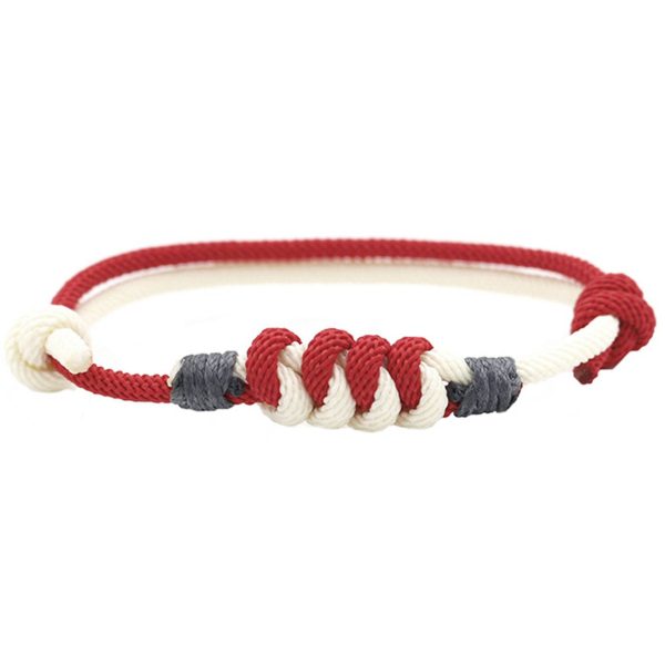 Weaving diamond knot friendship bracelet - Image 6