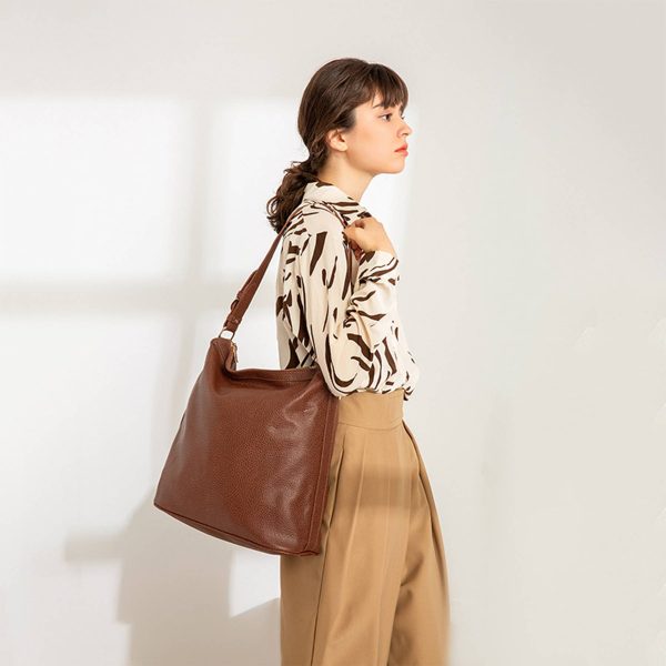 Large PU leather Tote Bag for Women - Image 3