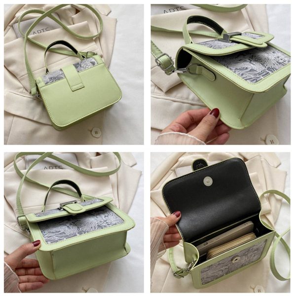 PU Simple and stylish shoulder cross-body bag - Image 5