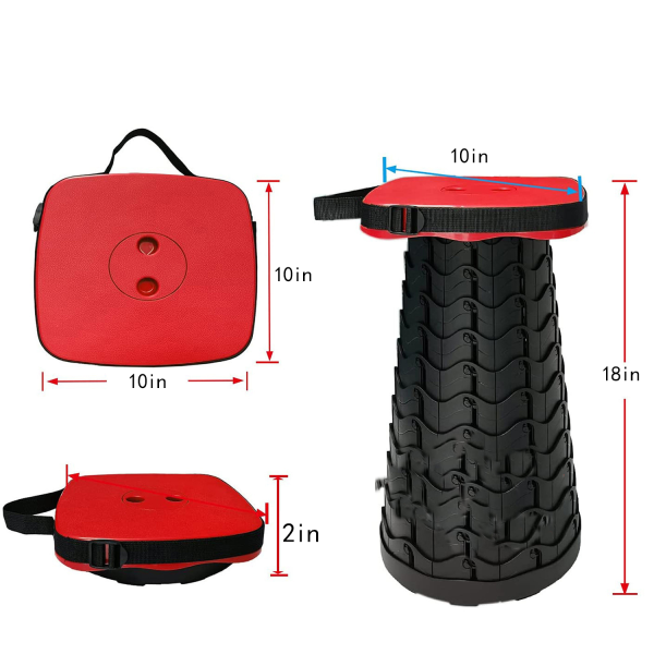 Adjustable Portable Folding Stool for Outdoor Fishing - Image 5