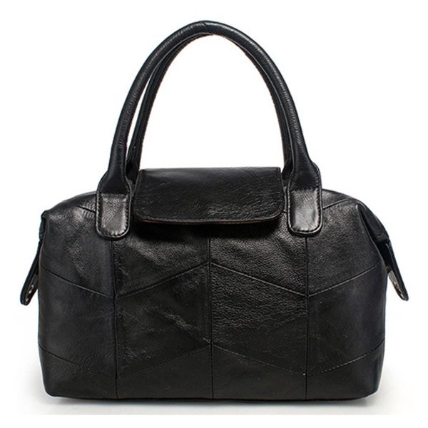 Genuine Leather Crossbody Satchel Handbags - Image 3