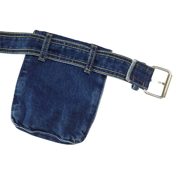 Vintage Denim Detachable Waist Bag - Image 5