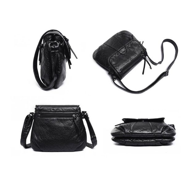 PU Leather Ladies Shoulder Cross-body Bag - Image 6