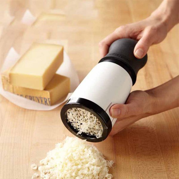 Stainless steel multi-purpose cheese shredder