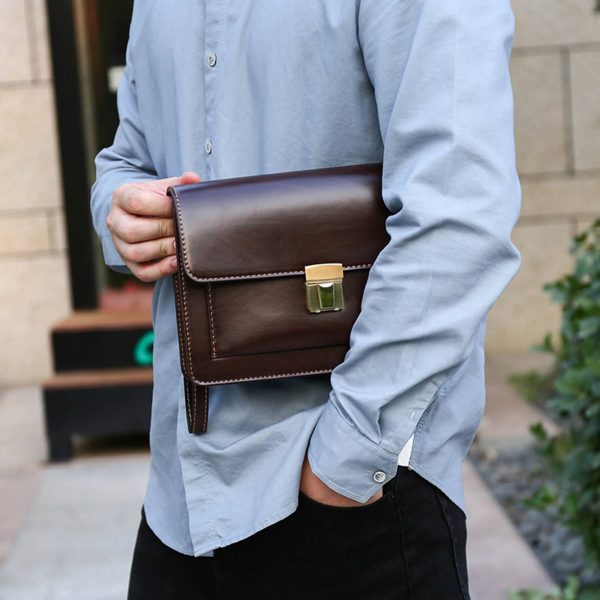 PU message bag for Men with Lock Attache Case - Image 3