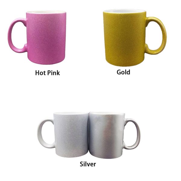 11oz Metallic Ceramic Mug - Image 4