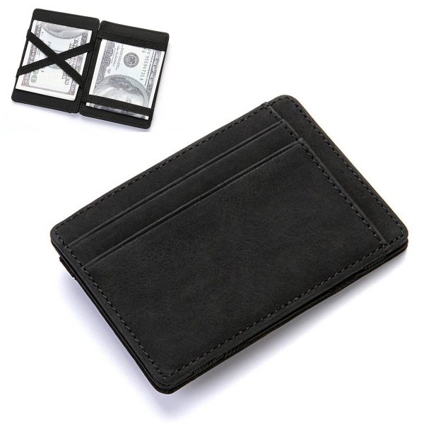 PU Creative Magic Flip Wallet with Anti-Magnetic Function - Image 5