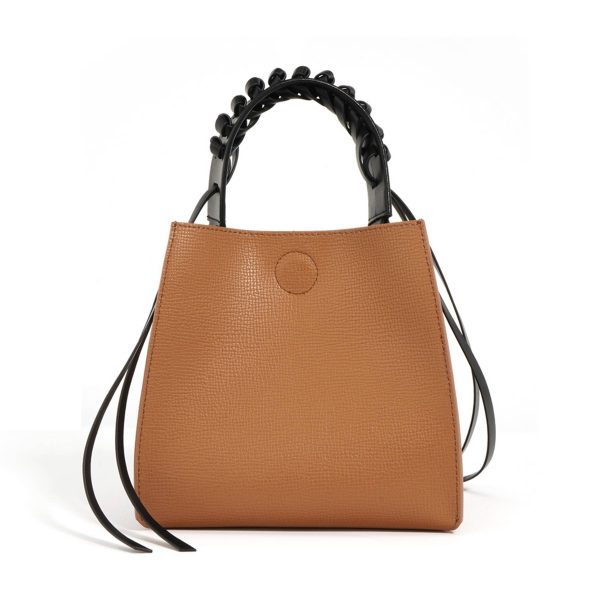 Genuine Leather Vintage hand-held cross-body tote bag
