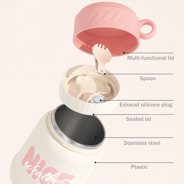 20oz Portable Stainless Steel Insulated Soup Cup - Image 5