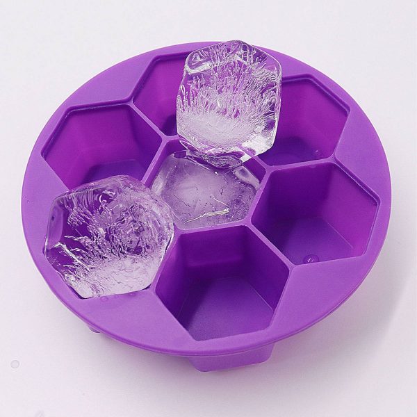 Silicone honeycomb ice grid mold