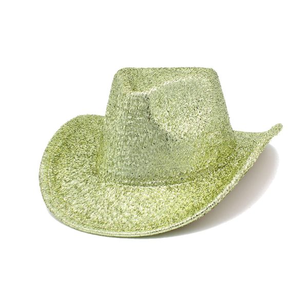 Lightweight Holographic Cotton Party Cowboy Hat - Image 4