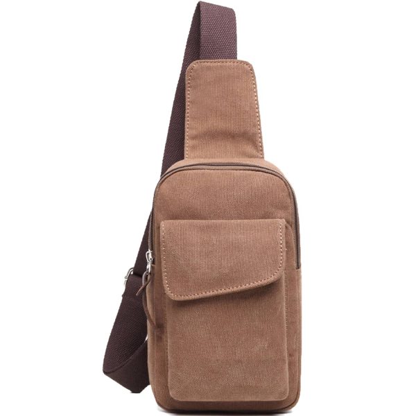 Canvas Crossbody Backpack for Women & Men Chest Bag