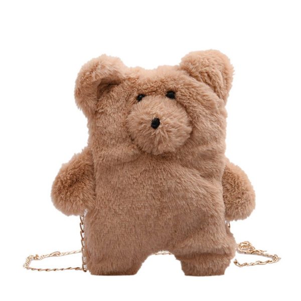 Large capacity bear shoulder crossbody bag - Image 2