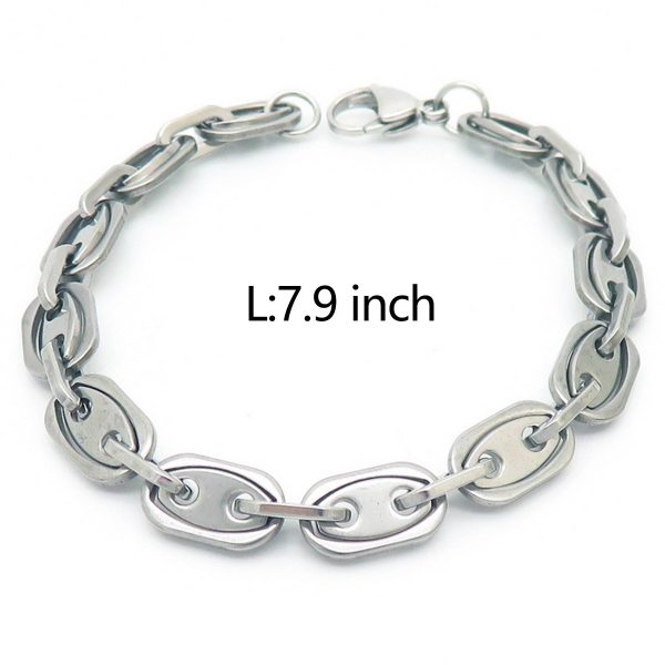 Stainless Steel Chain Bracelet - Image 3