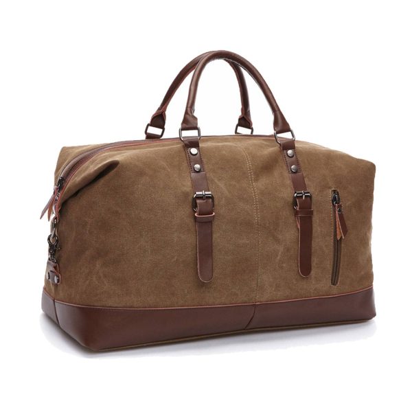Vintage Canvas Duffle Bag