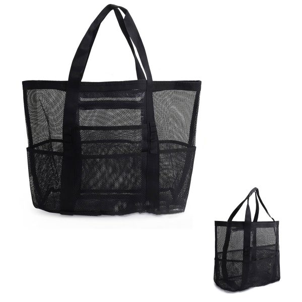 Nylon Mesh Portable Beach Tote Bag - Image 5