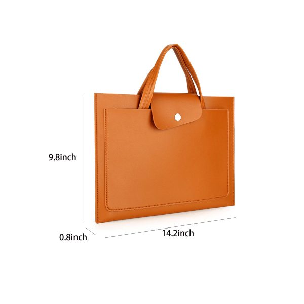 PU Leather Slim Laptop Bag for men/women - Image 5