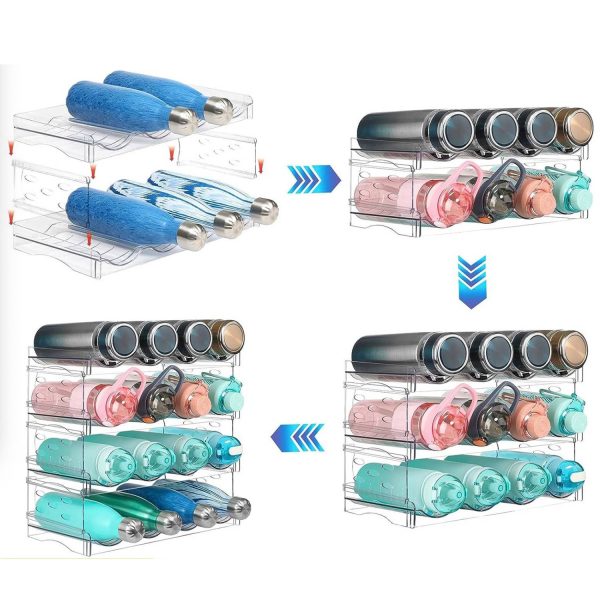 Stackable Water Bottle Organizer Holder