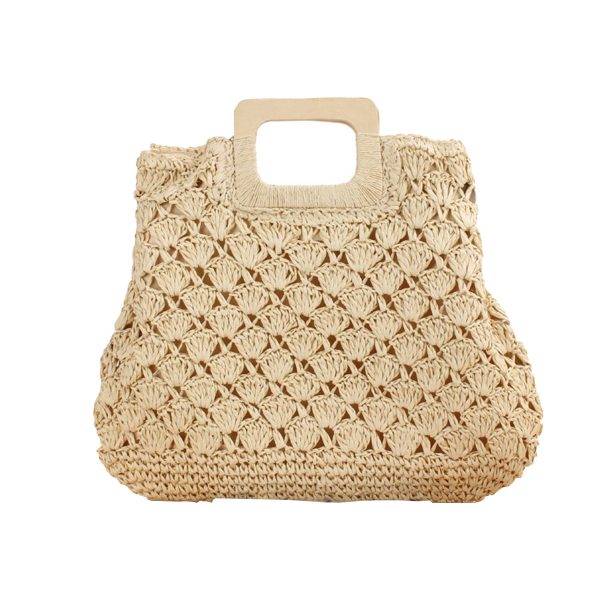 Straw Beach Handbags with Lining Pockets for Women - Image 2
