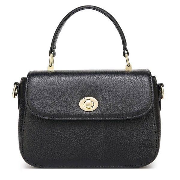 Women's Genuine Leather Top Handle Crossbody Purse - Image 3