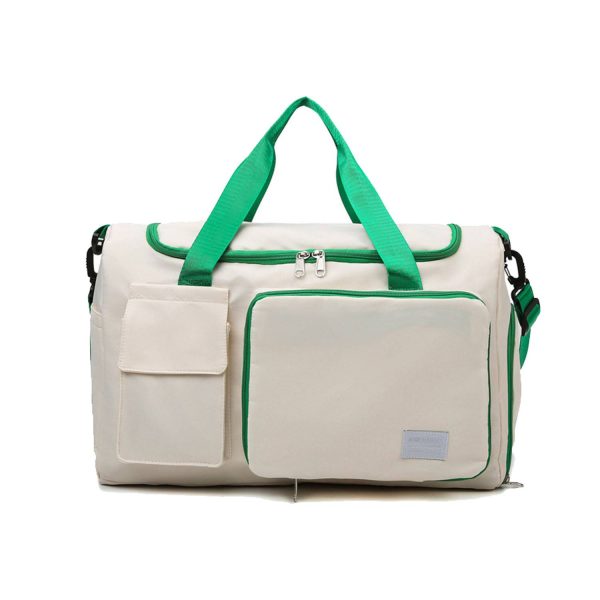 Lightweight Large Capacity Oxford Travel Bag w/ Shoe Pocket - Image 2